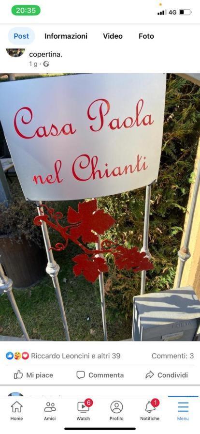 Casa Paola Nel Chianti Castelnuovo Berardenga Exterior foto